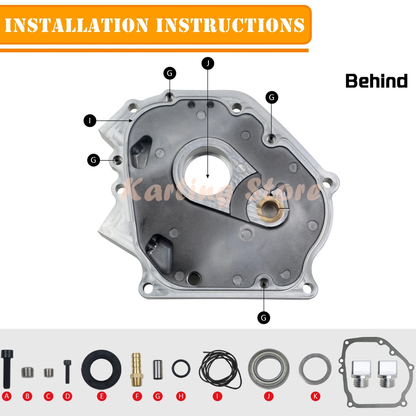 Dual Bearing Sidecover For Honda GX200 Clone Predator 212 Hemi Ghost 224 Die Casting Process