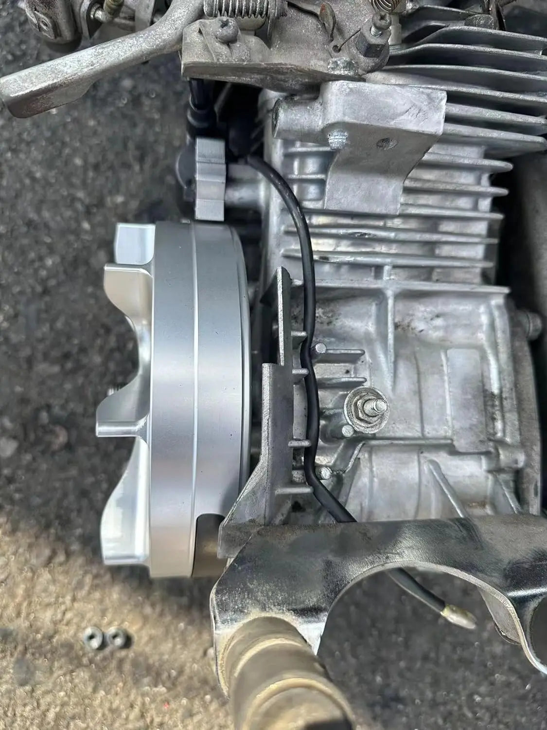 MMB Powersports Silver Billet Aluminum Flywheel For Honda GX200 and Clone Engines