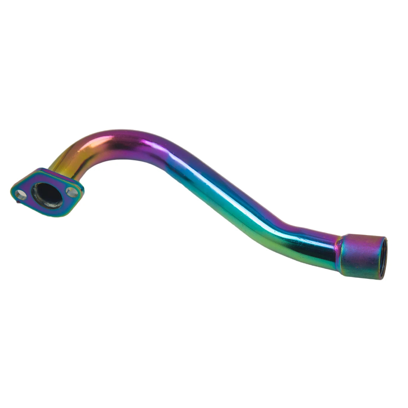 MMB Powersports Burnt Titanium Exhaust Pipe For Predator 212cc Honda Clone GX160 GX200 Engines