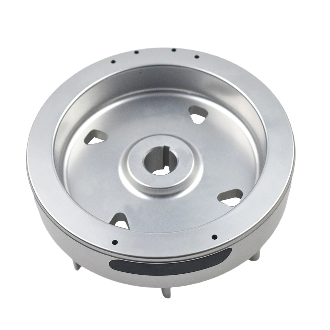 MMB Powersports Silver Billet Aluminum Flywheel For Honda GX200 and Clone Engines